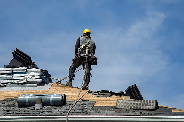 Professional Roofing technician working in South Londonderry, VT